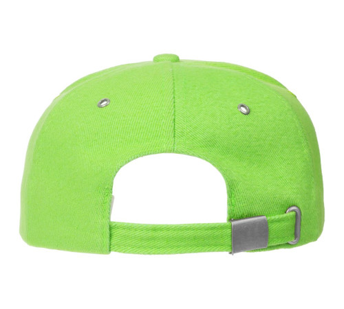 Бейсболка Classic, зеленое яблоко с черным кантом