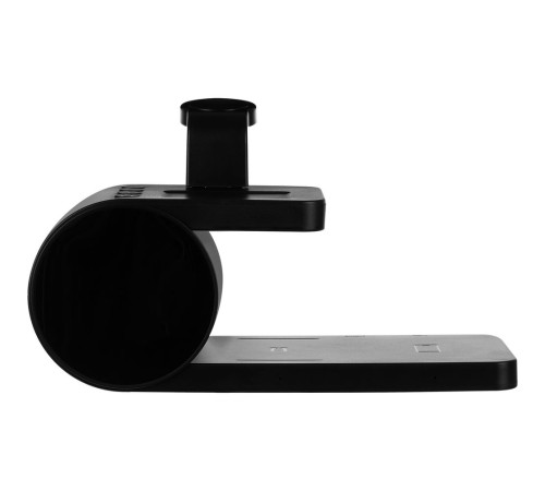 Станция беспроводной зарядки с часами fullStack, черная