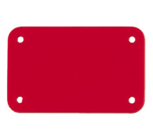 Лейбл из ПВХ Kreta, S, красный