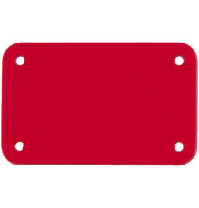 Лейбл из ПВХ Kreta, S, красный