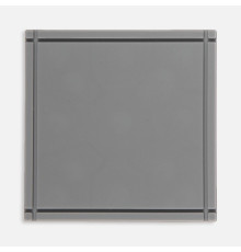 Лейбл из ПВХ Dzeta, L, серый