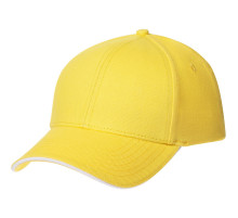 Бейсболка Spiker, желтая с белым