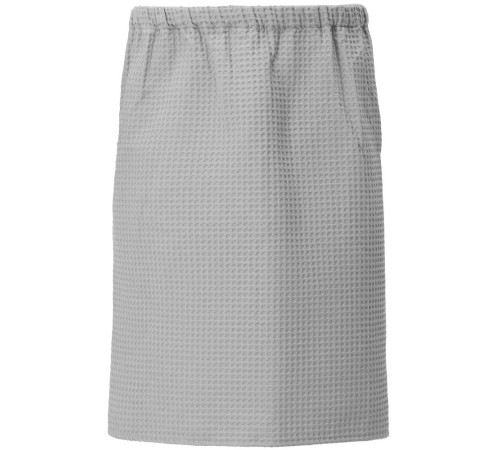 Килт вафельный мужской Onsen, светло-серый, единый размер