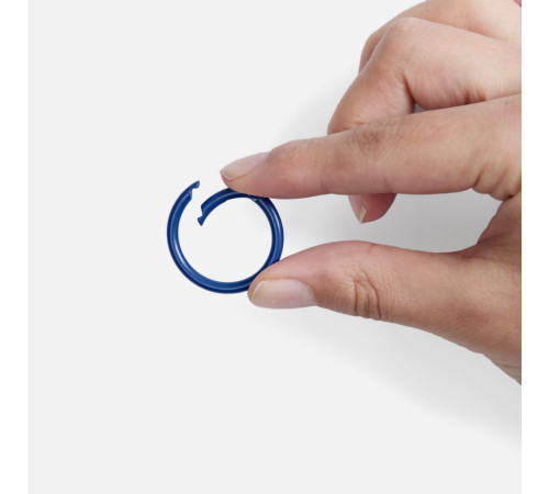 Карабин-кольцо Claus, L, синий