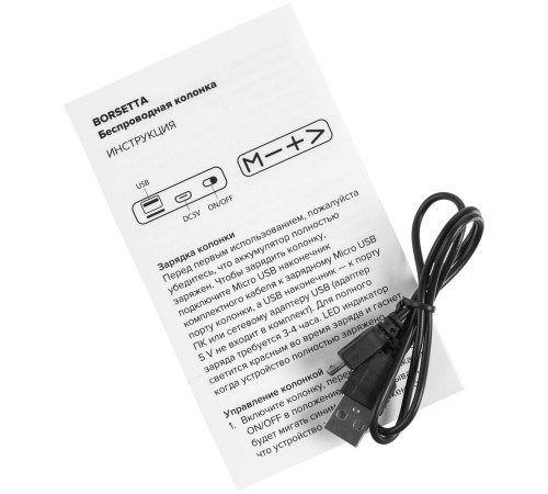 Беспроводная колонка Borsetta, светло-серая