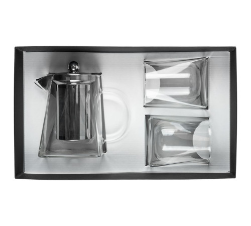 Чайный набор Quadroni в черной коробке