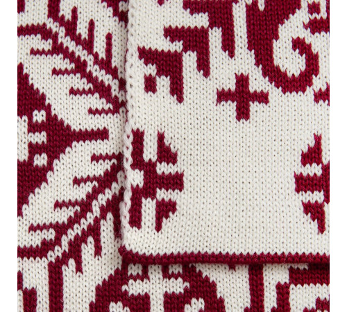 Шарф Wintertude M, красный с белым