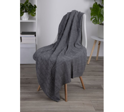 Плед Trenza, серый