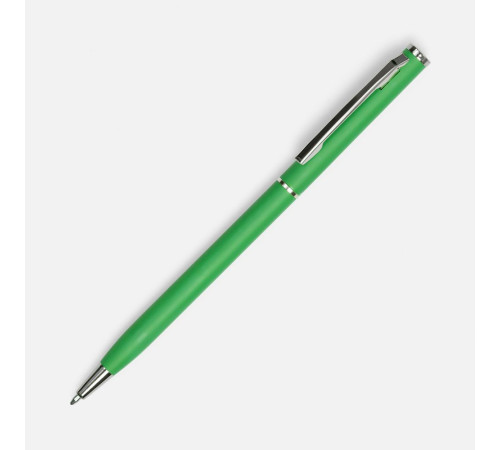 Ручка шариковая Hotel Chrome, ver.2, матовая зеленая