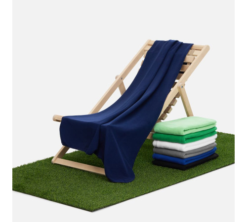 Флисовый плед Warm&Peace, синий