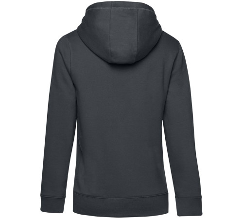 Толстовка на молнии с капюшоном женская Queen, темно-серая