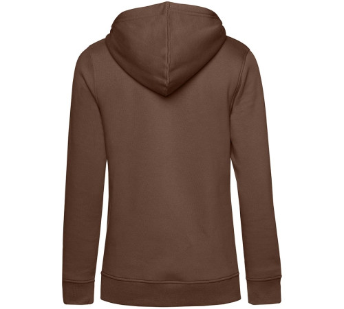 Толстовка с капюшоном женская BNC Inspire (Organic), коричневая (мокко)