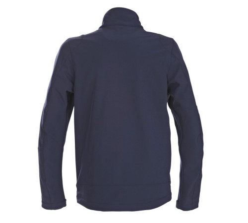 Куртка софтшелл мужская Trial, темно-синяя