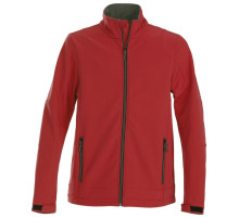 Куртка софтшелл мужская Trial, красная