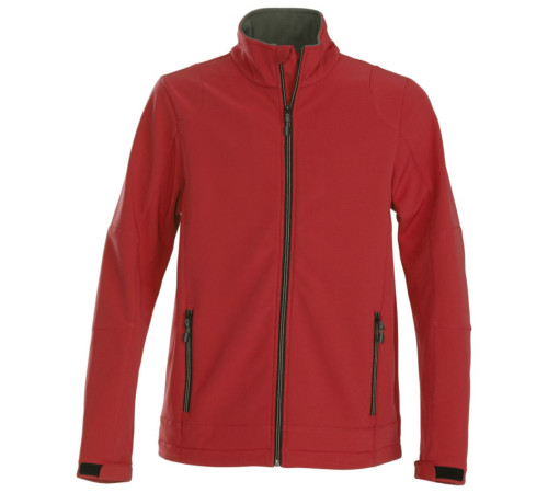 Куртка софтшелл мужская Trial, красная