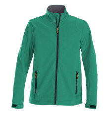 Куртка софтшелл мужская Trial, зеленая