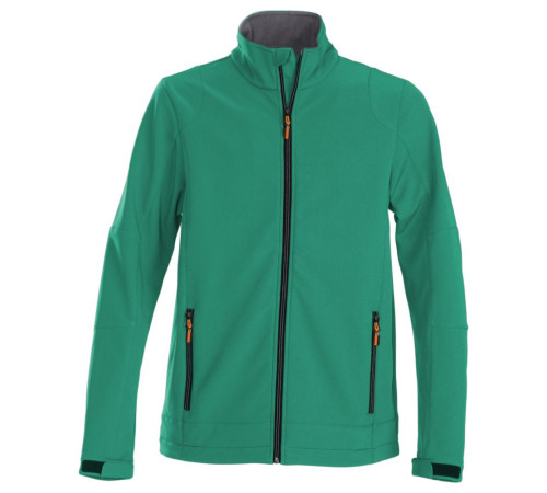 Куртка софтшелл мужская Trial, зеленая