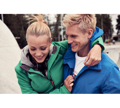 Куртка софтшелл женская Trial Lady, зеленая