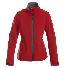 Куртка софтшелл женская Trial Lady, красная