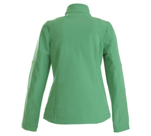 Куртка софтшелл женская Trial Lady, зеленая