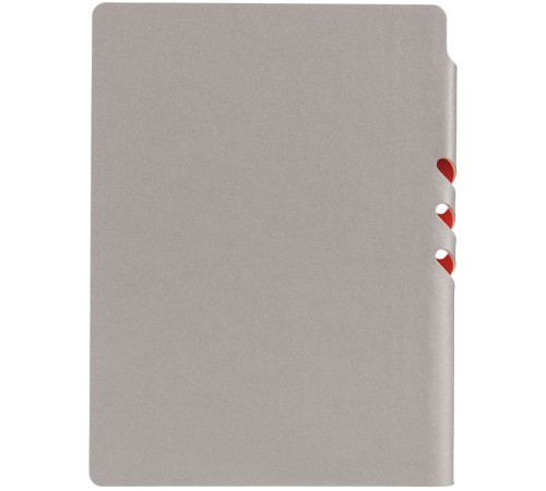 Ежедневник Flexpen, недатированный, серебристо-оранжевый