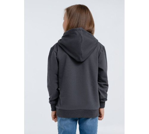 Худи детское Kirenga Kids 2.0, темно-серое (графит)