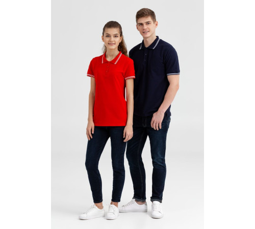 Рубашка поло Virma Stripes, темно-синяя