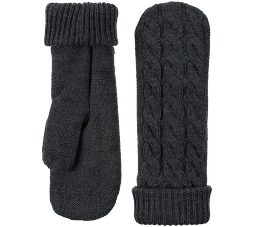 Варежки Heat Trick, темно-серый меланж (асфальт)