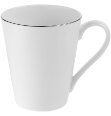 Кружка Select, белая с серебристой отводкой