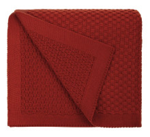 Плед Sheerness, коричневый (терракота)