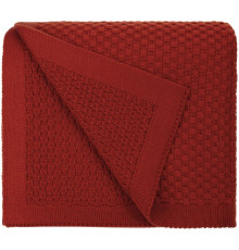 Плед Sheerness, коричневый (терракота)