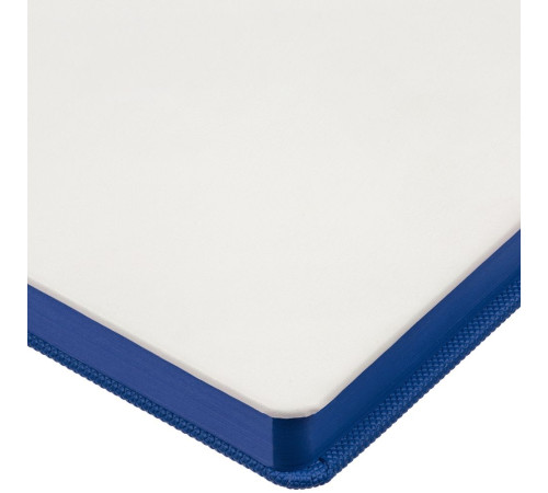 Ежедневник Duplex, недатированный, белый с синим