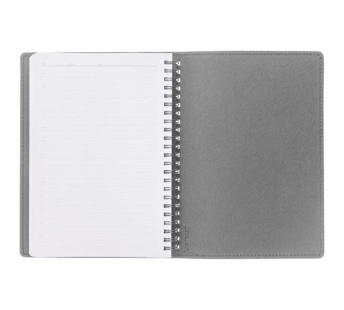 Ежедневник Spring Shall, недатированный, черный с серым