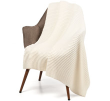 Плед Quill, белый (молочный)