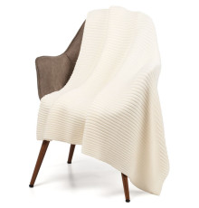 Плед Quill, белый (молочный)