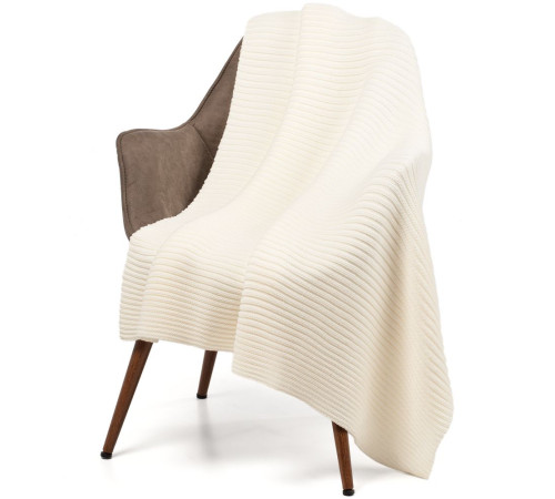 Плед Quill, белый (молочный)