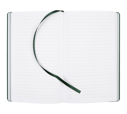 Блокнот Shall, в линейку, зеленый