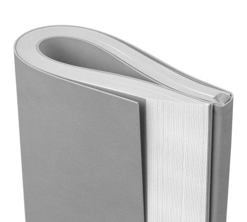 Ежедневник Flat, недатированный, серый