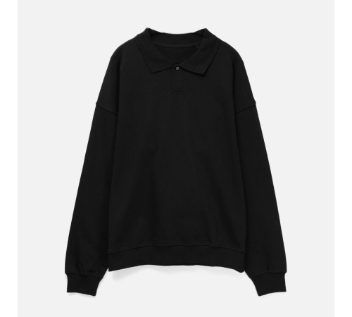 Свитшот оверсайз унисекс S6, черный