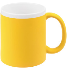 Кружка StopSpot с покрытием софт-тач, желтая