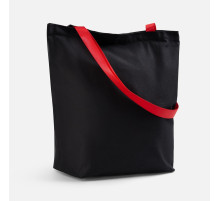 Шопер B5, черный с красными ручками