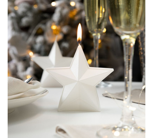 Свеча High Five, белая