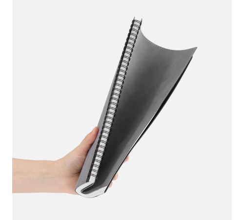 Ежедневник Notera Maxi, недатированный, серый