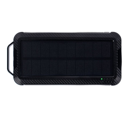 Аккумулятор защищенный Total Control 10000 мАч, черный с серым