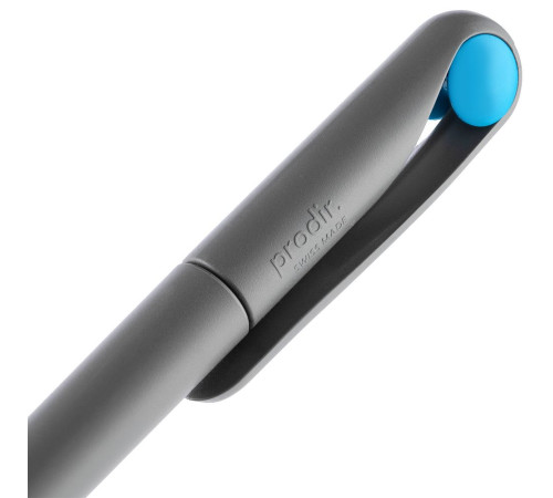 Ручка шариковая Prodir DS1 TMM Dot, серая с голубым