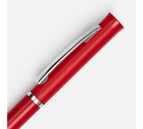 Ручка шариковая Euro Chrome, красная
