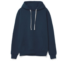 Толстовка с капюшоном Unit Kirenga Heavy, темно-синяя