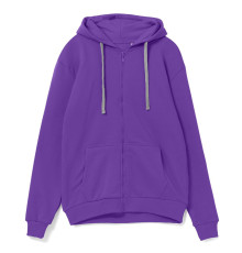 Толстовка на молнии с капюшоном Siverga Heavy, фиолетовая