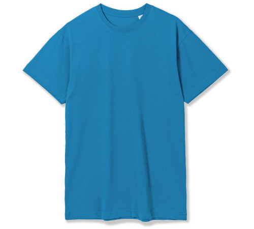 Футболка унисекс T-Bolka 180, бирюзовая