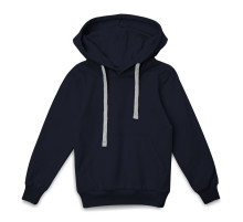 Толстовка с капюшоном детская Kirenga Kids, темно-синяя